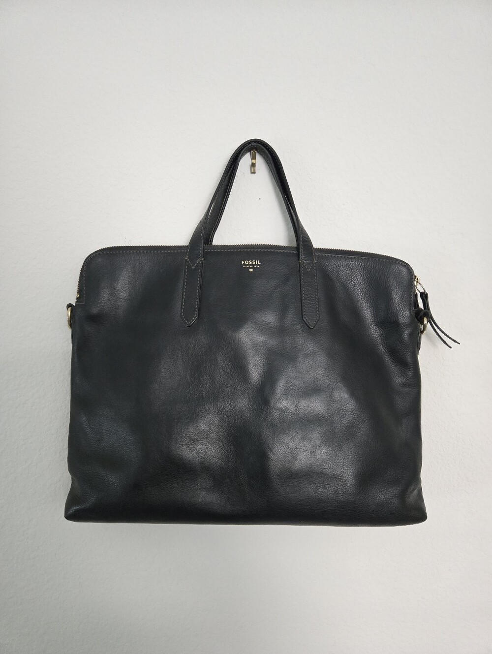 Fossil Syndey Leather Work Bag